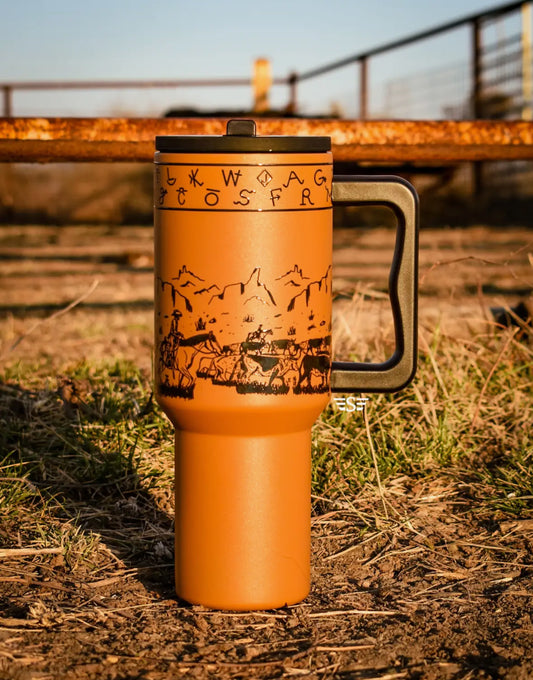 Rust Cattle Drive Tumbler - 40oz