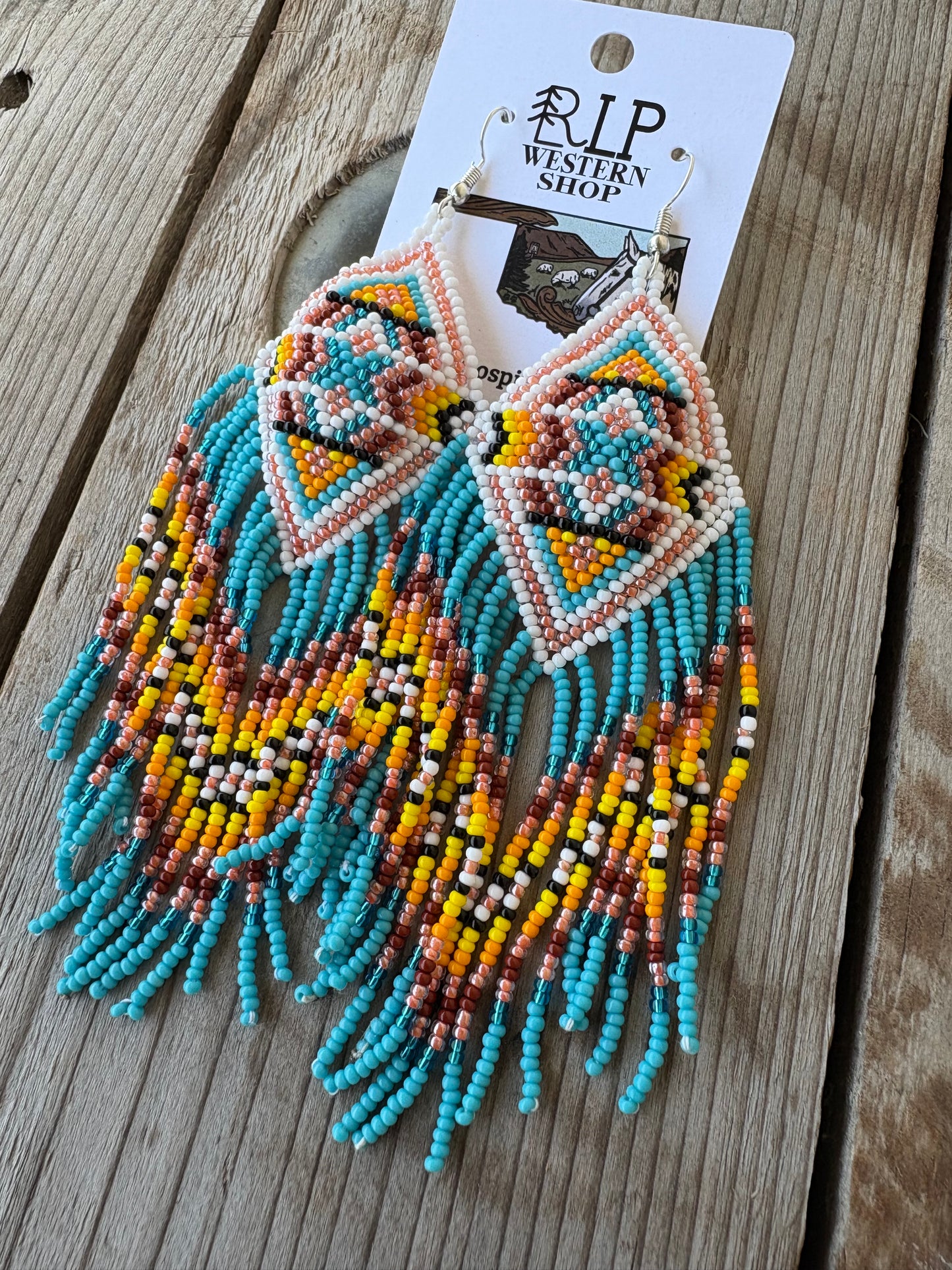 Pretty Pastel Beaded Earrings