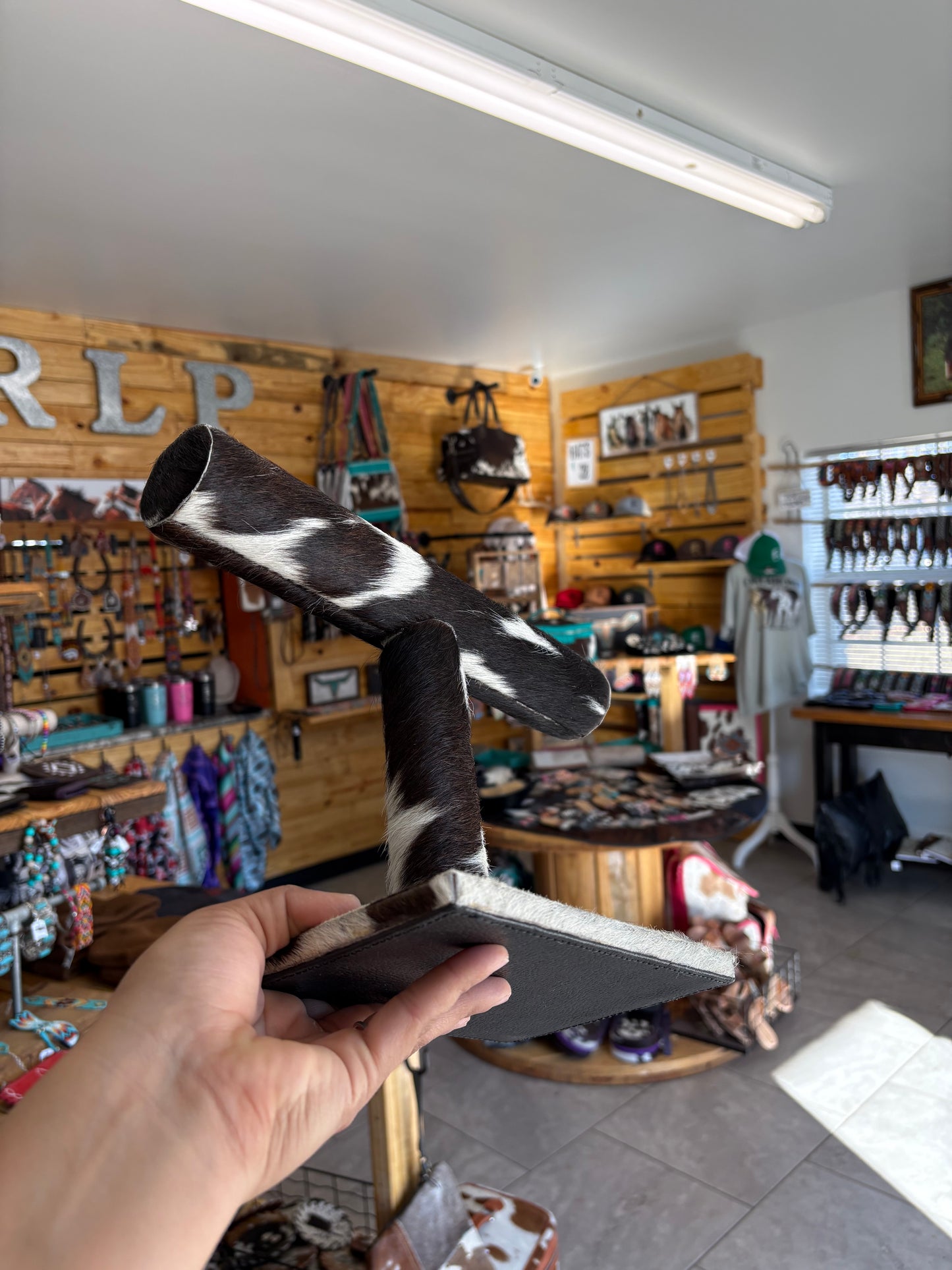 Cowhide Bracelet Display