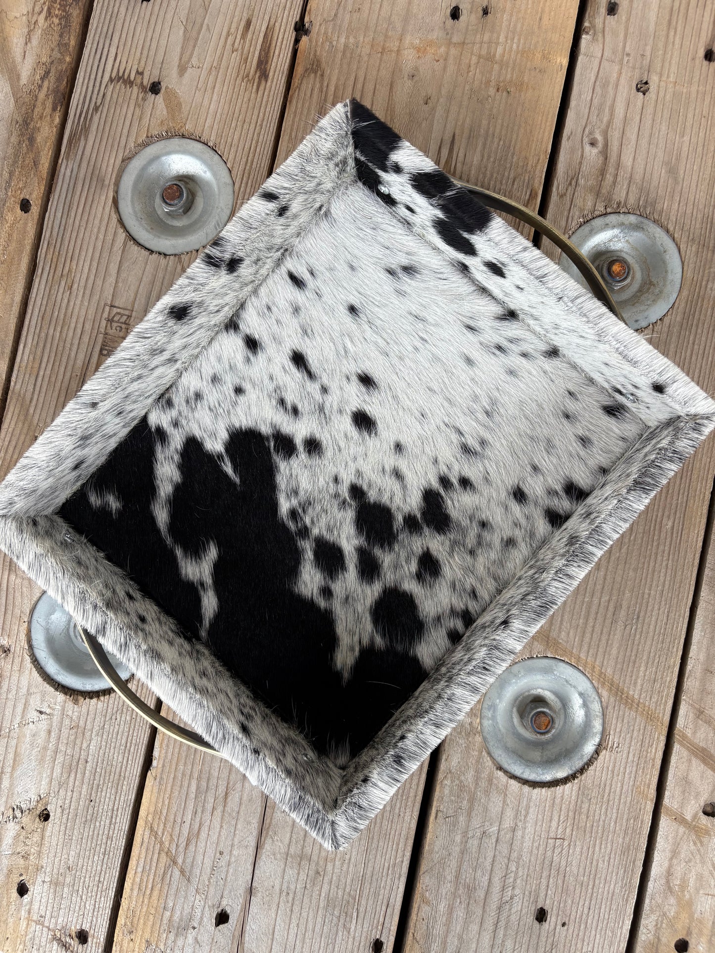 Small Cowhide Tray