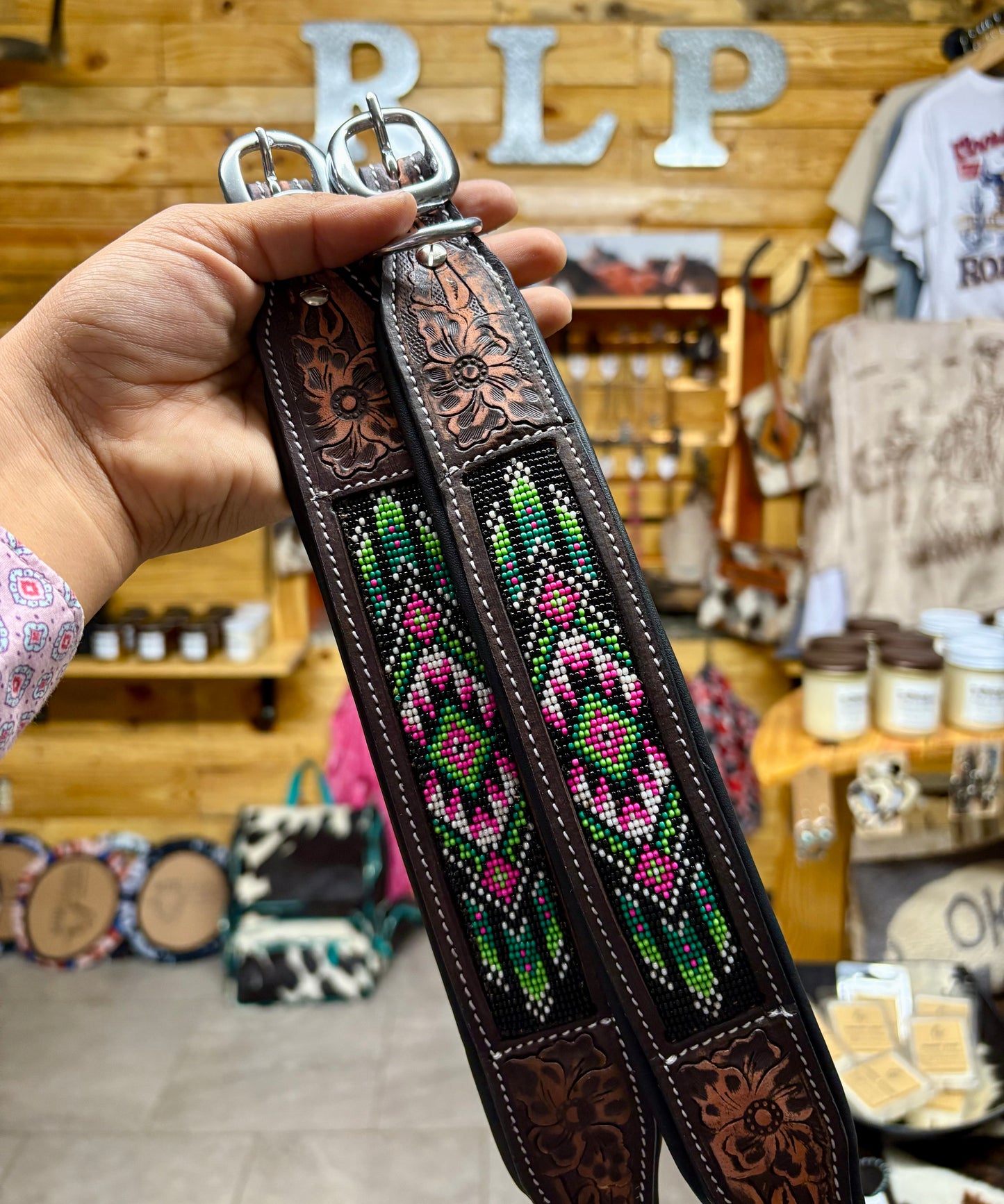 Watermelon Sugar Beaded Dog Collar