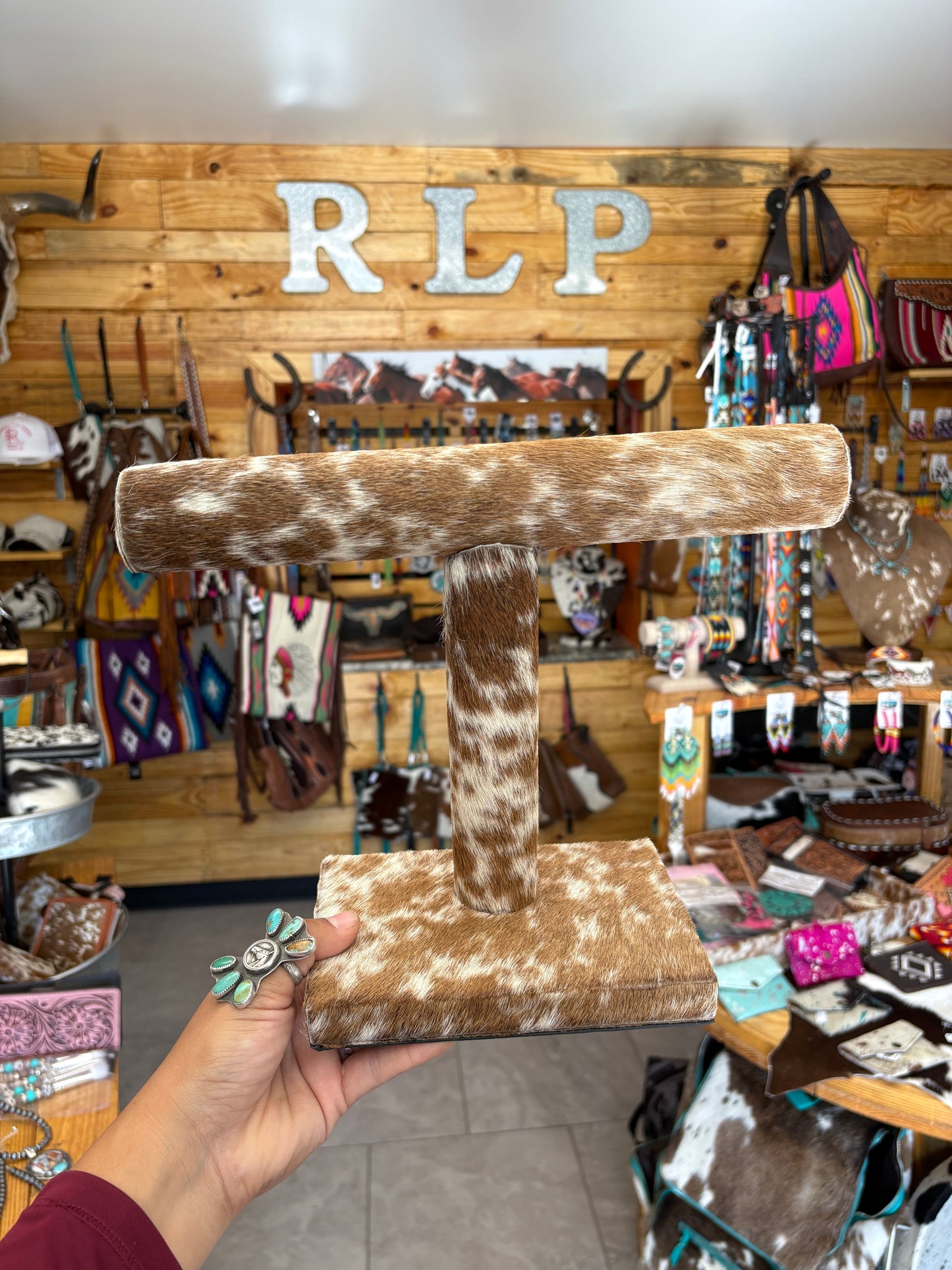 Cowhide Bracelet Display