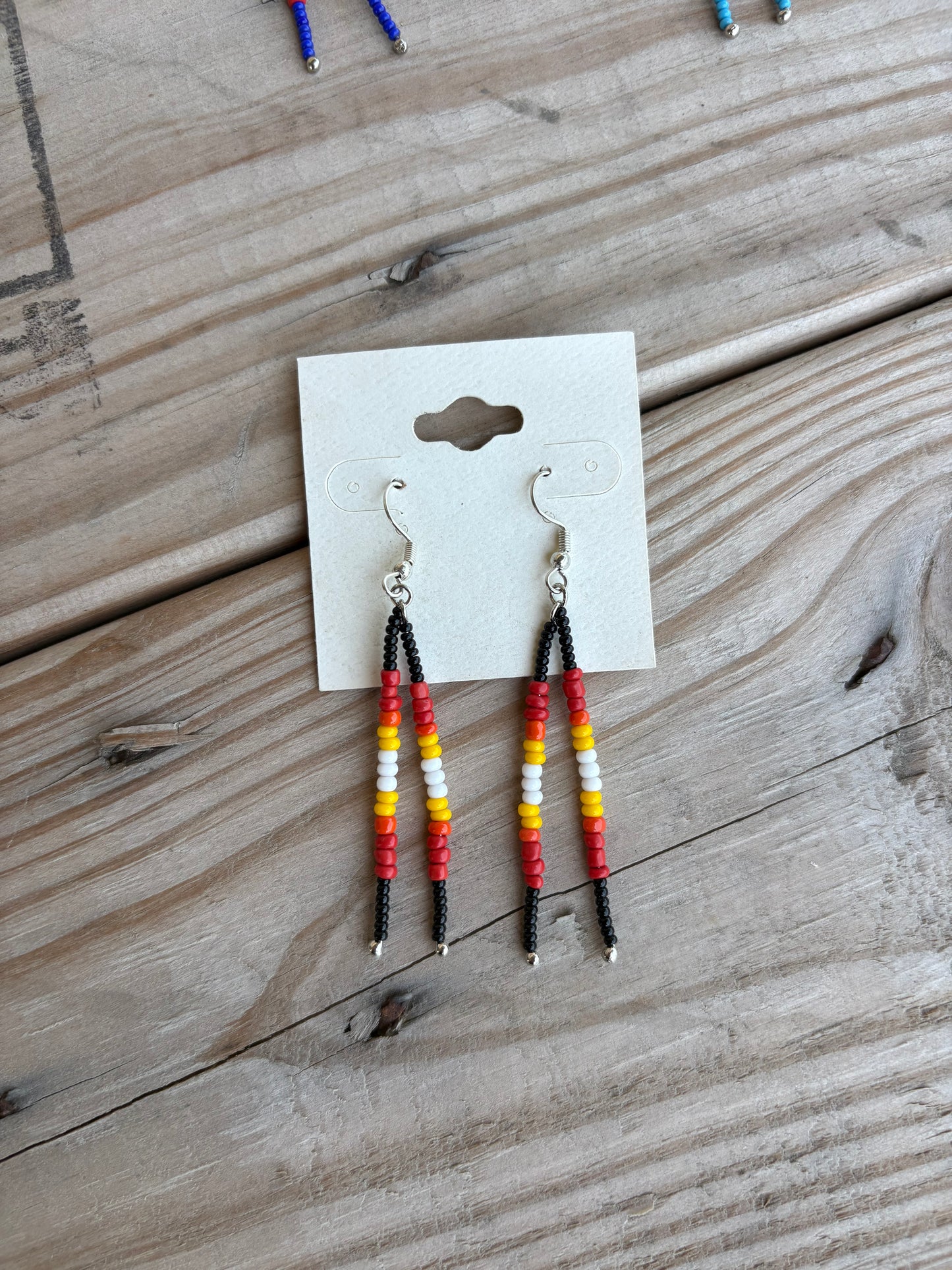 Beaded Earrings - Black