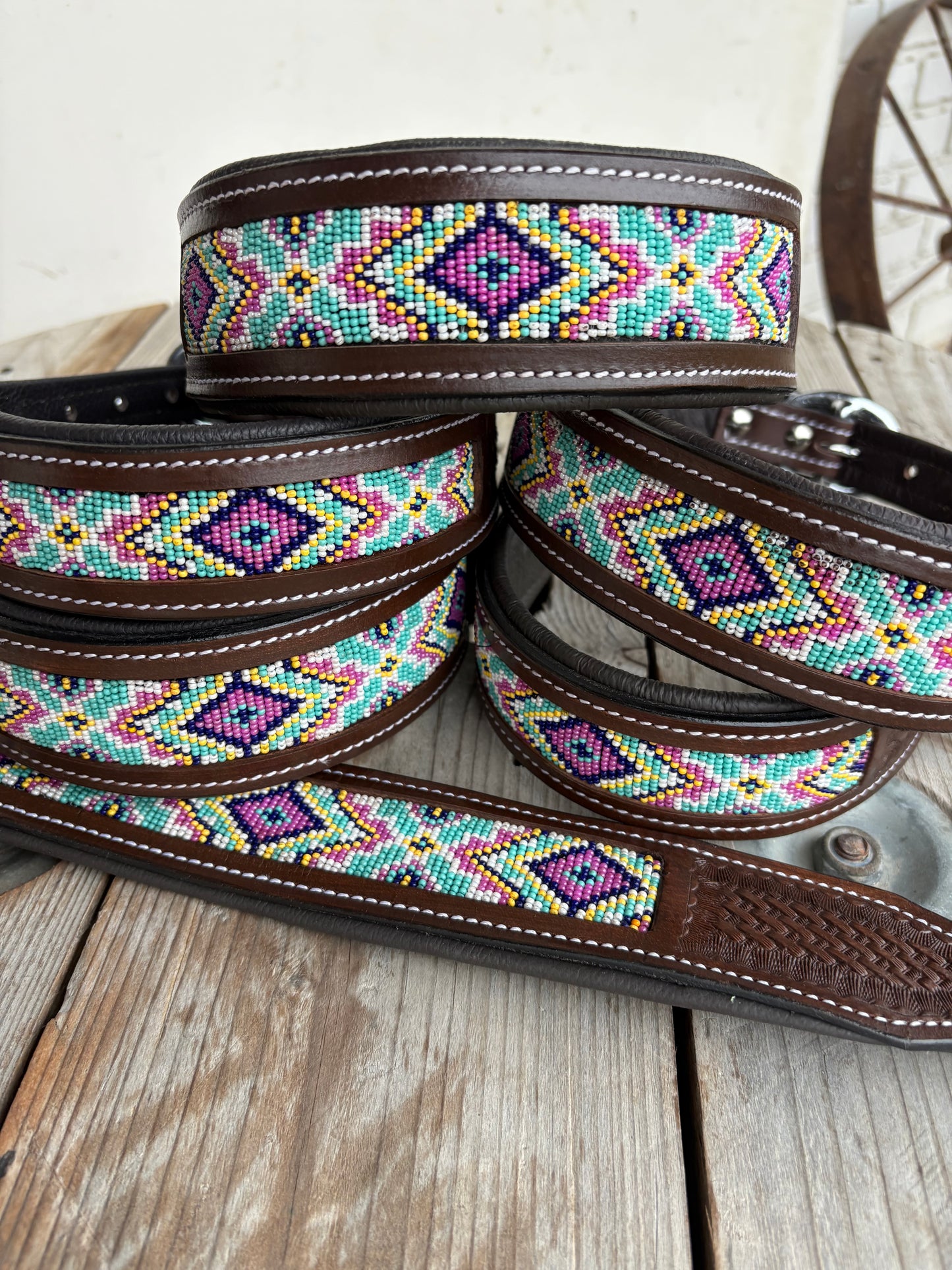 Purple Gypsy Dog Collar