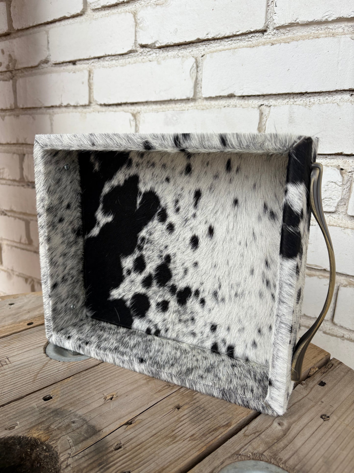 Small Cowhide Tray