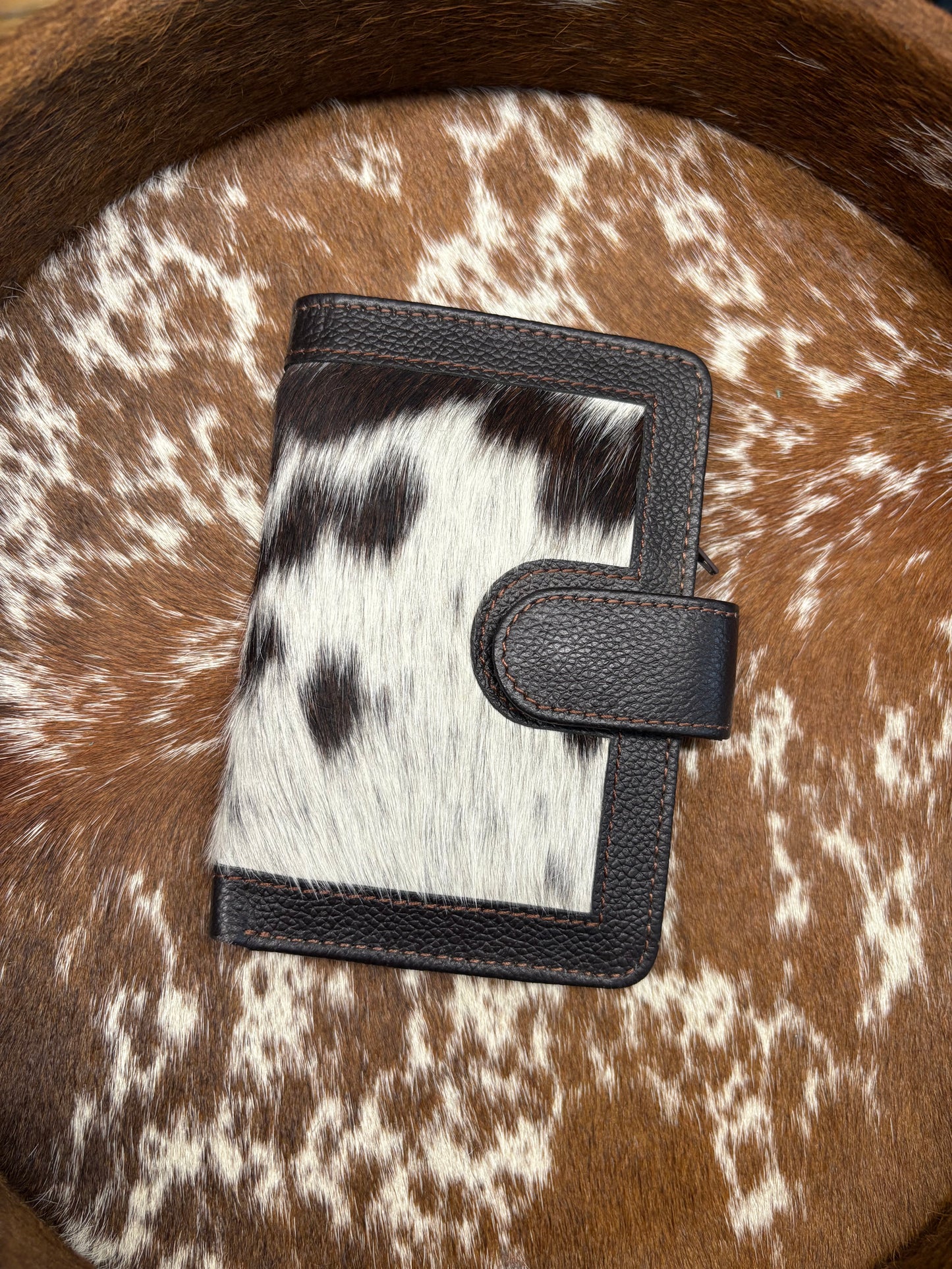 Cowhide Pocket Wallet - Brown