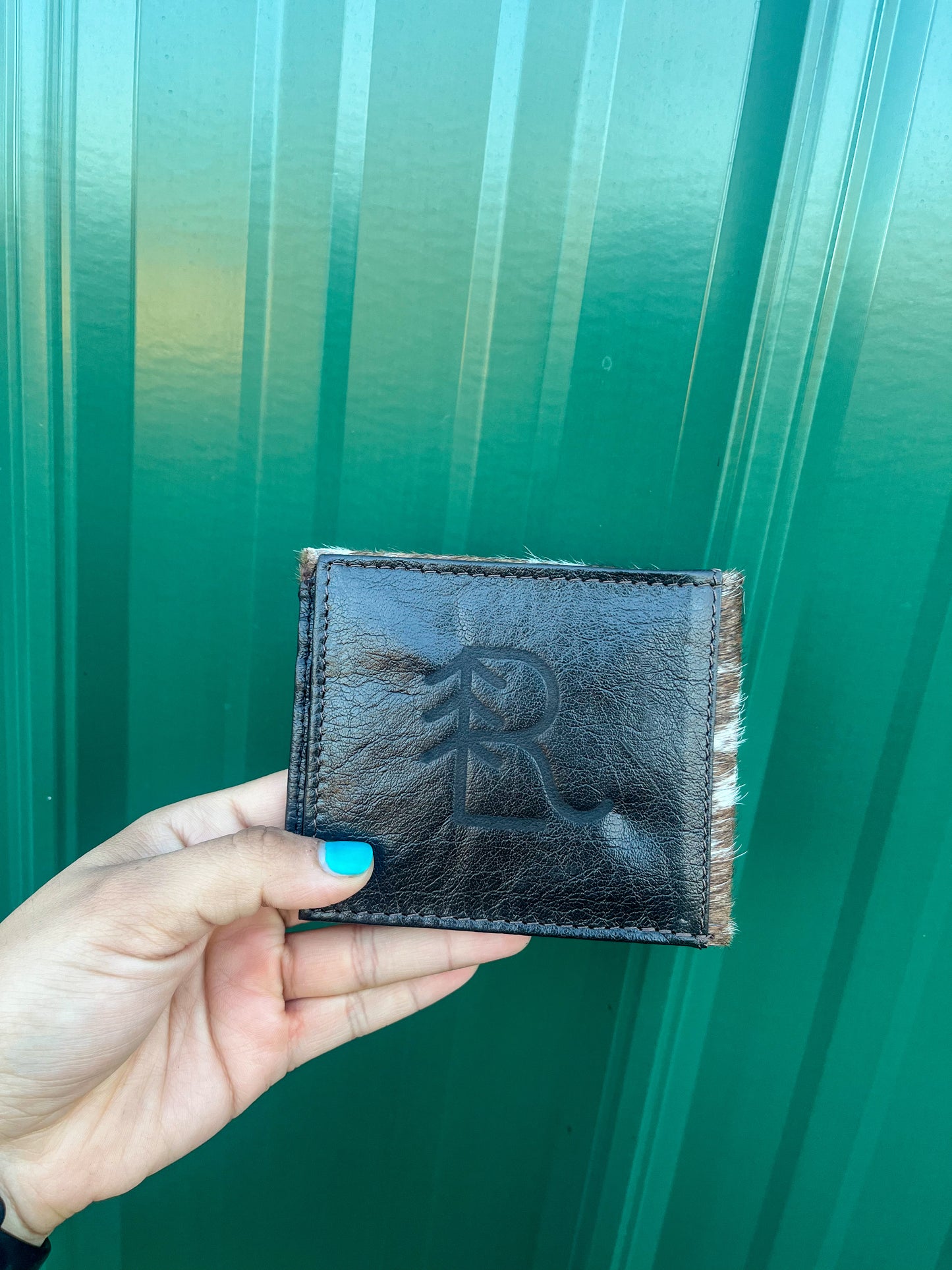 Cowboy wallet* (brown/white)