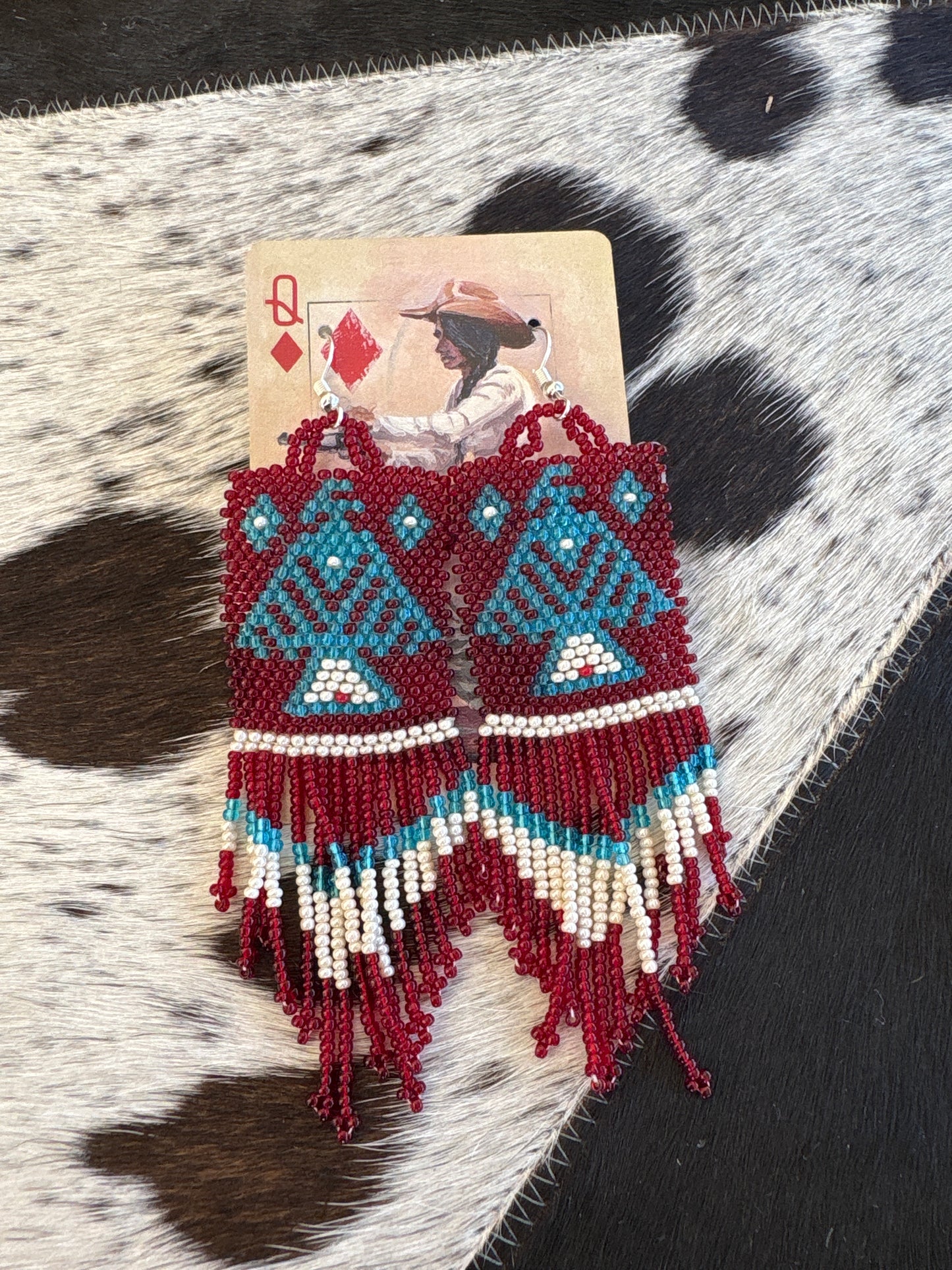 Thunderbird Beaded Earrings