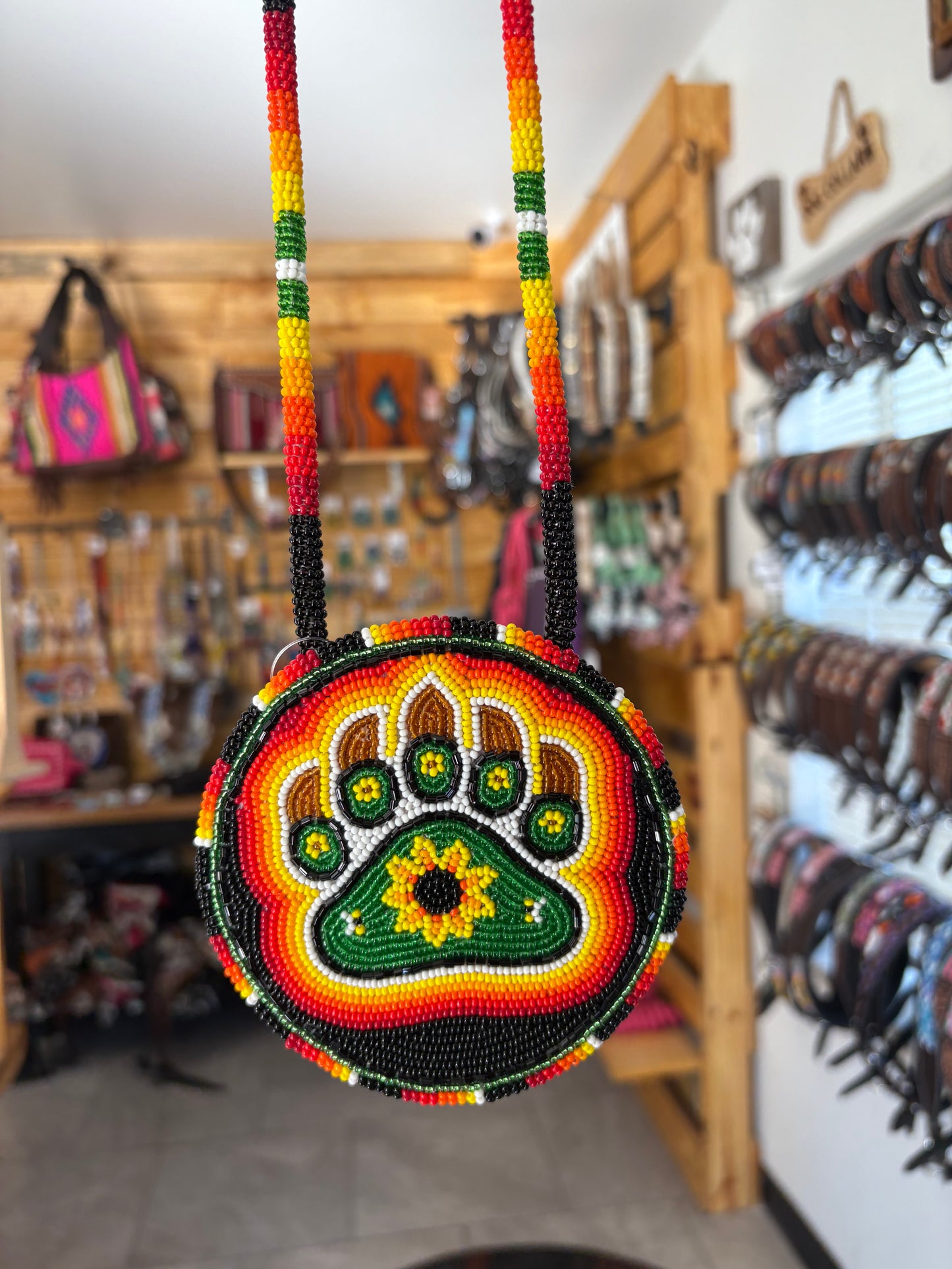 Bear Paw Flower Pendant