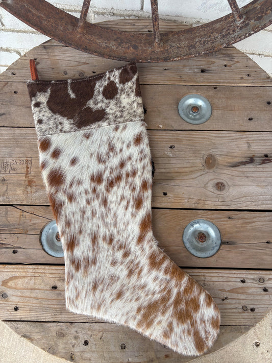 Cowhide Stocking - Tan Leather