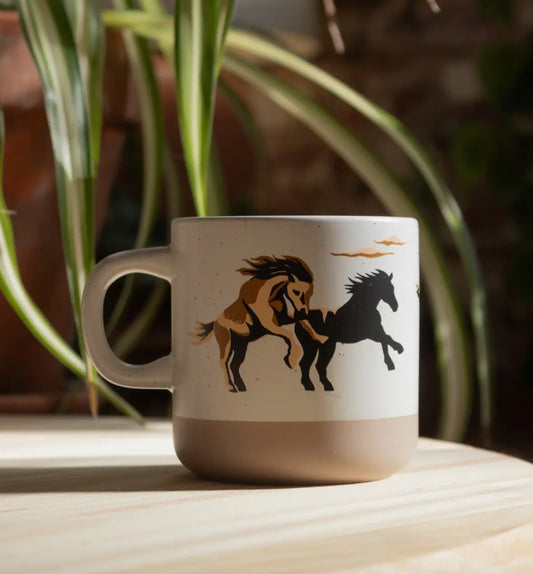 Wild Horses Western Mug
