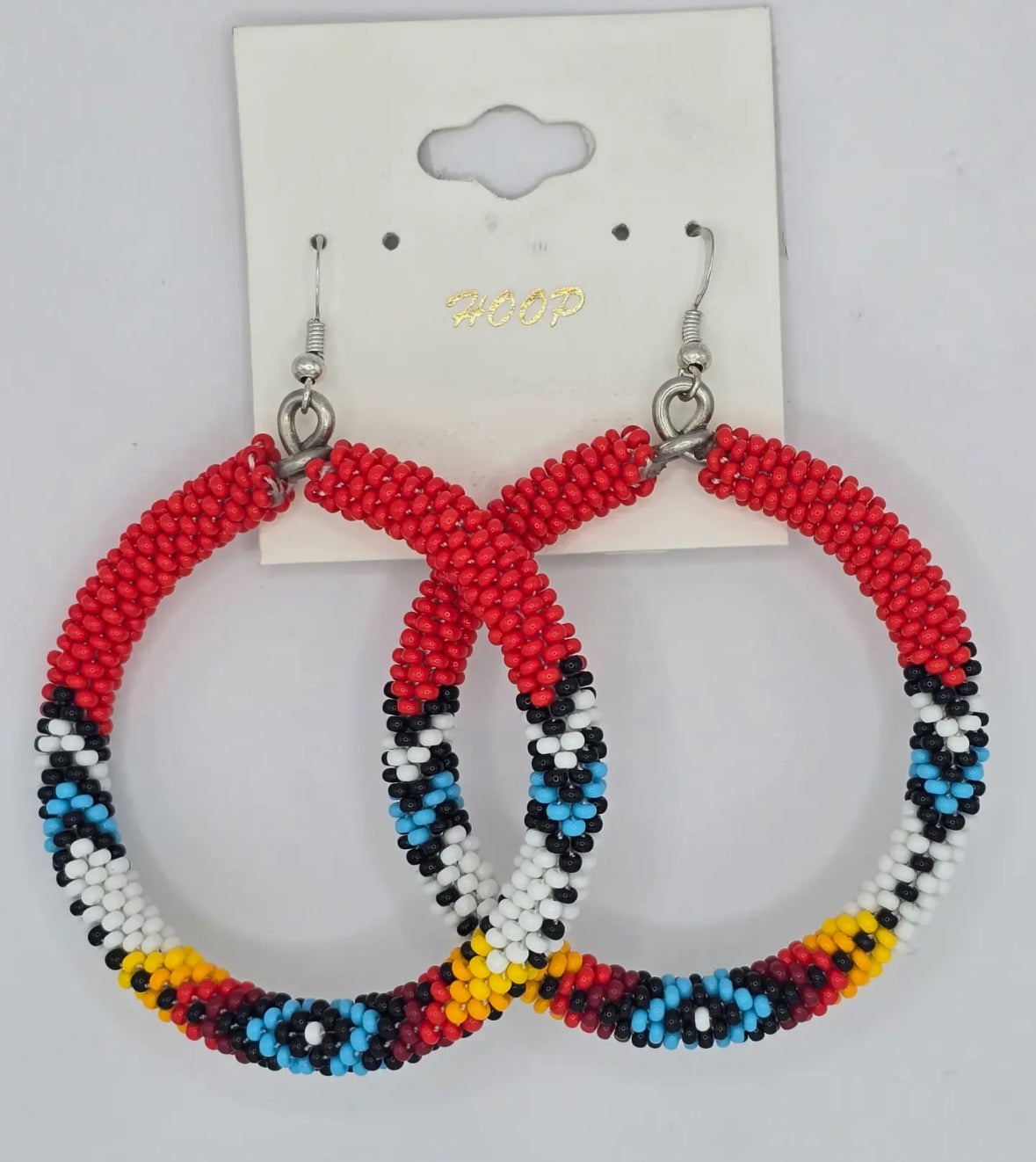 Hoop Earrings - Crochet