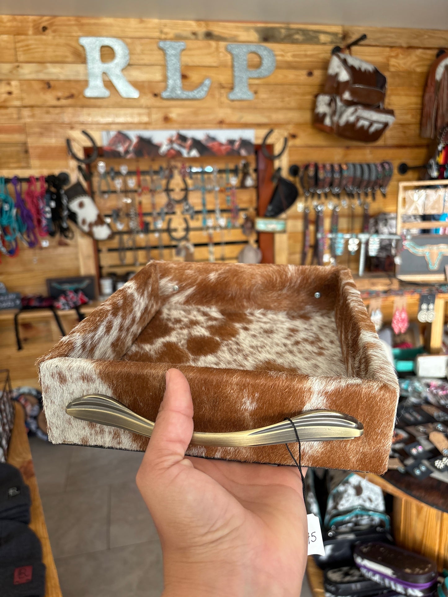 Cowhide Tray - 10.25 x 8.75”