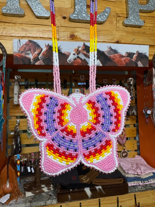 Butterfly Beaded Necklace