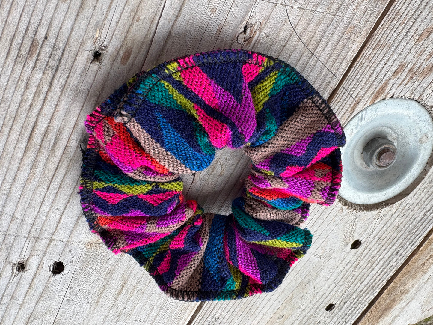Tribal Scrunchie Hair Tie