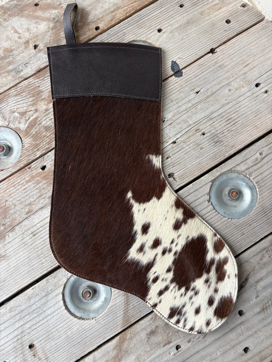 Cowhide Stocking - brown