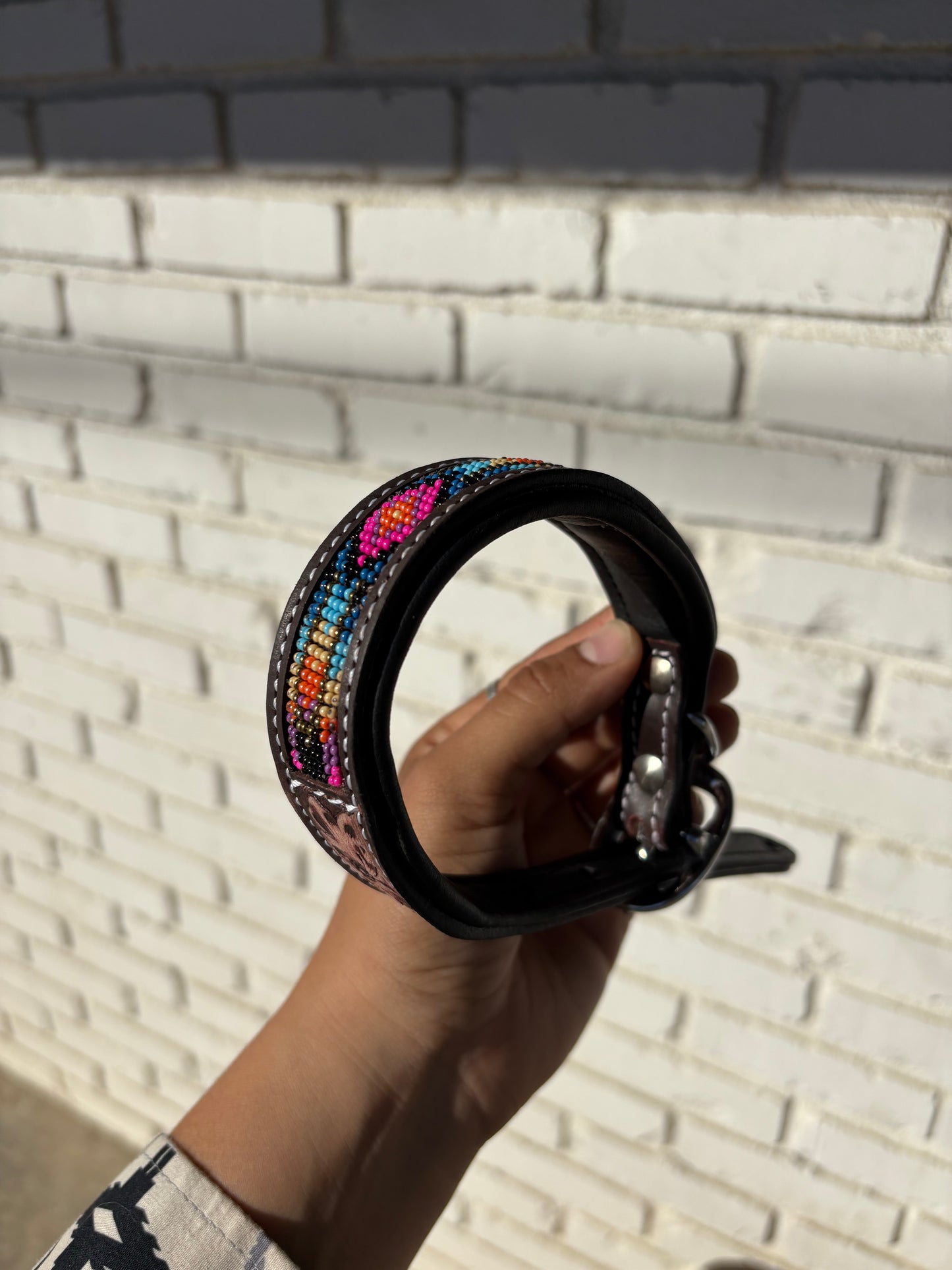 Galaxy Beaded Dog Collar