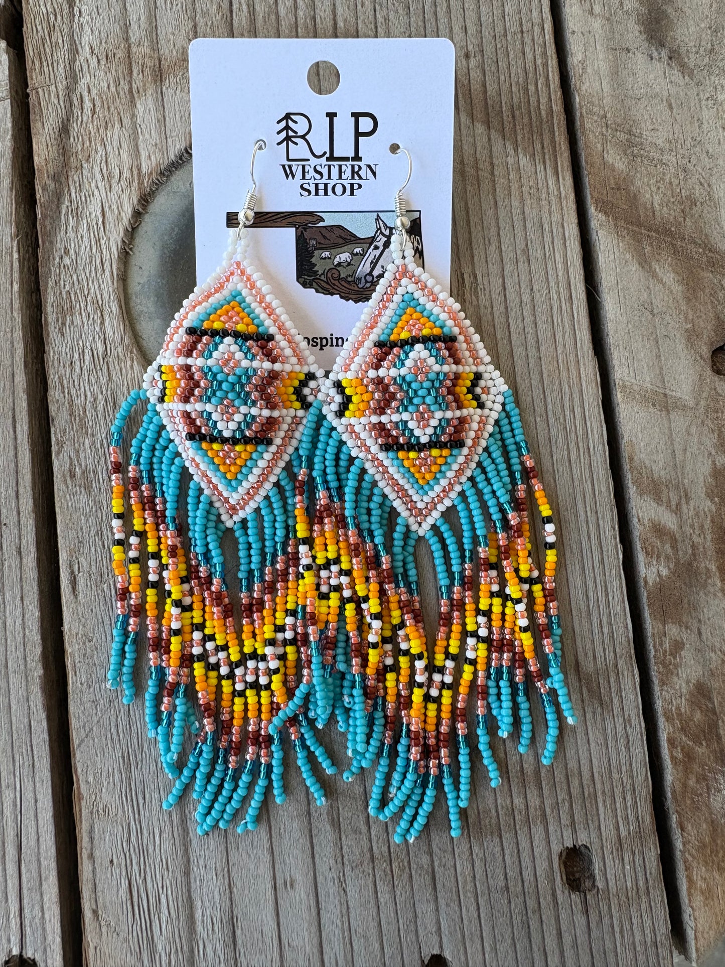 Pretty Pastel Beaded Earrings