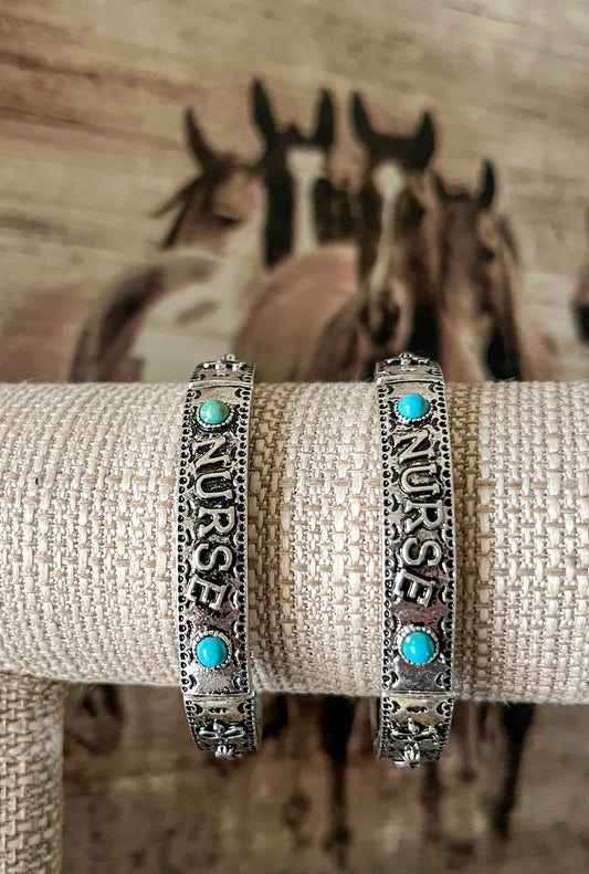 Rustic Nurse Stretch Bracelet