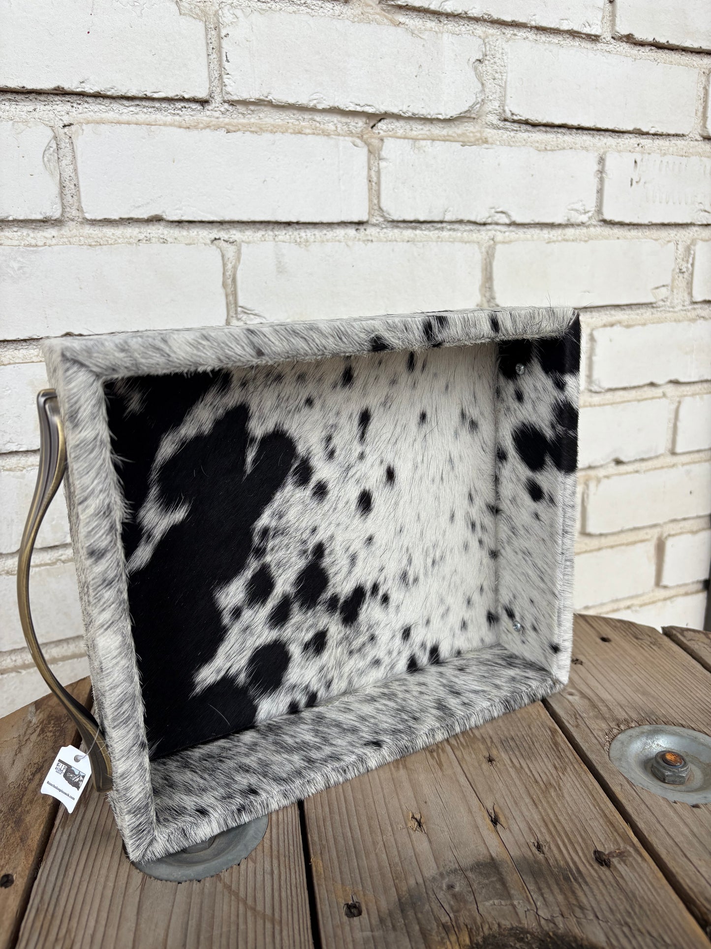 Small Cowhide Tray