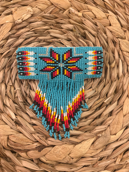 Fringe Bead Barrette