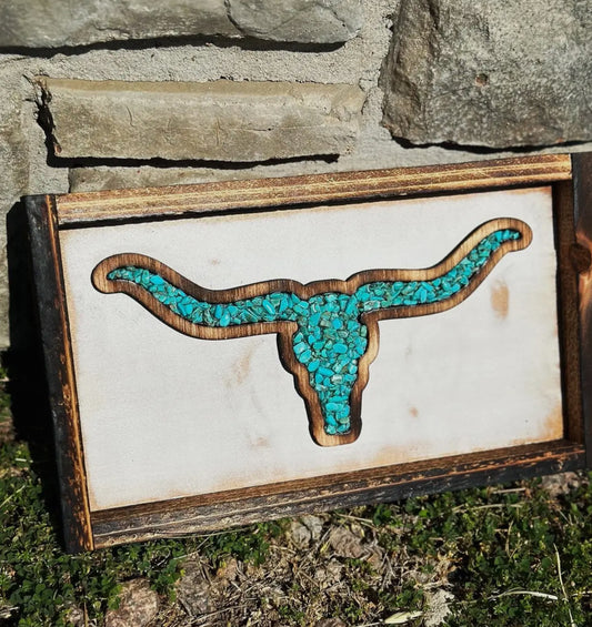 Longhorn Decor (White)