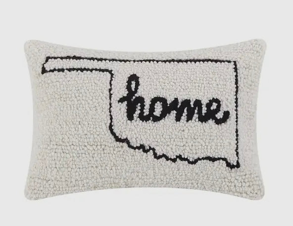 Okie HOME Wool Throw Pillow