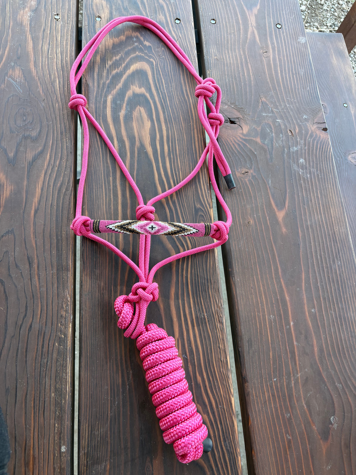 Horse Rope Halter- Pink