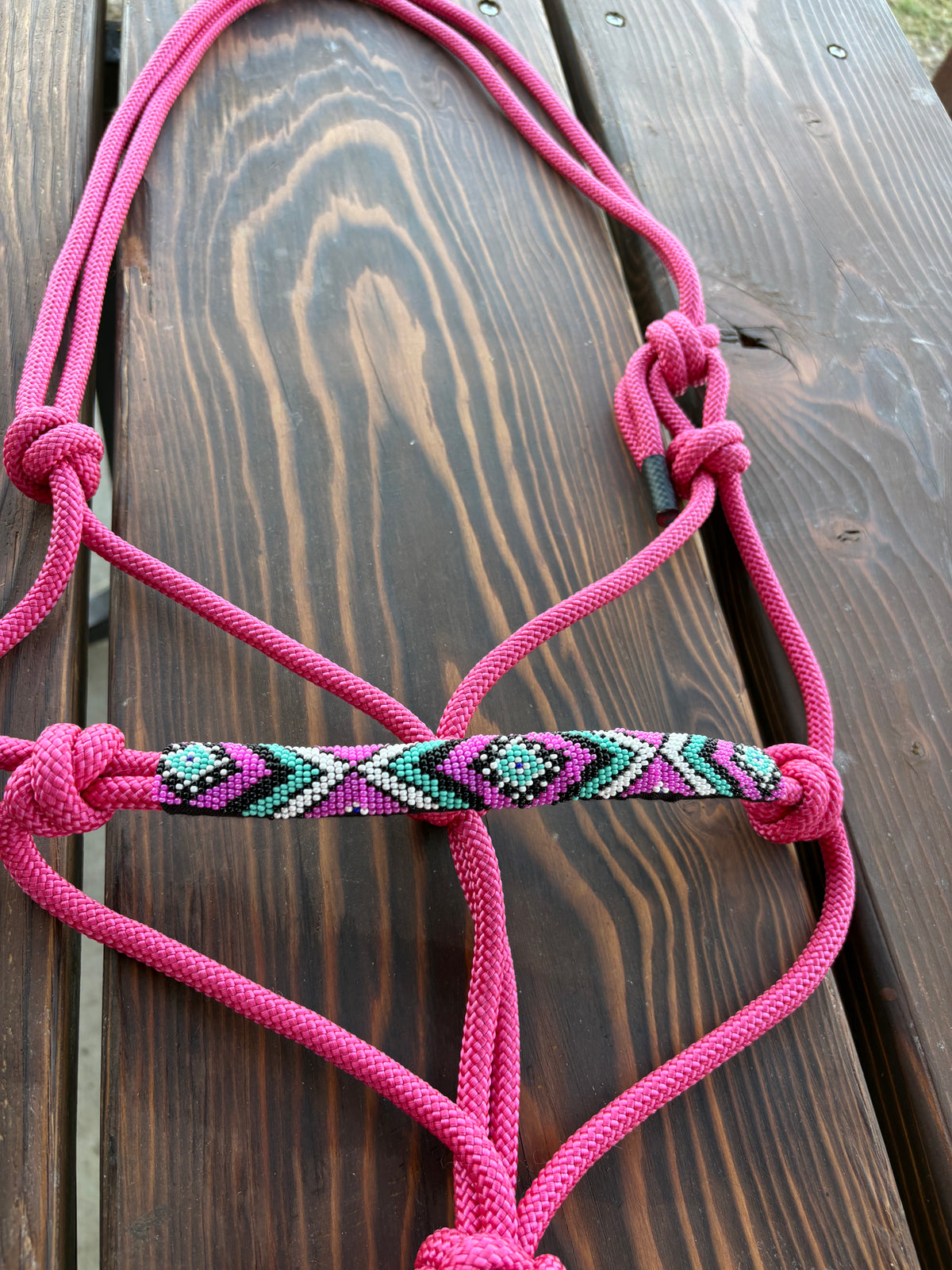 Horse Rope Halter- Pink