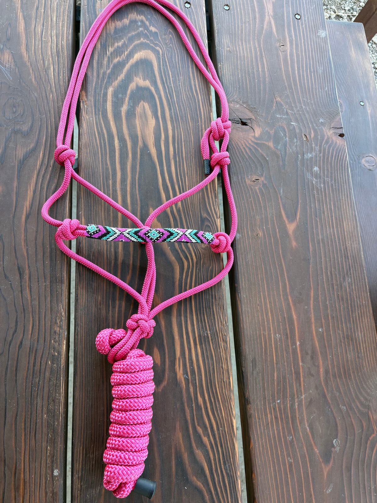 Horse Rope Halter- Pink