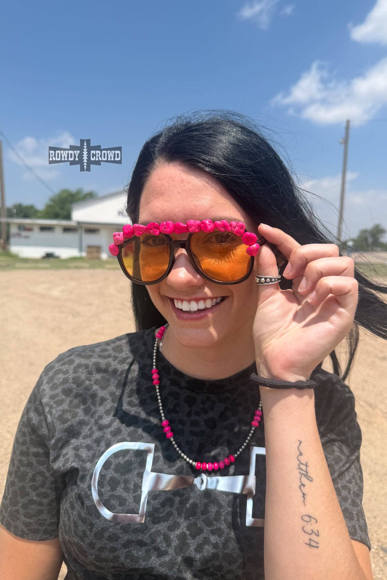 Tequila Sunrise Sunglasses: Pink