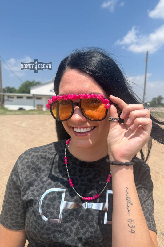 Tequila Sunrise Sunglasses: Pink